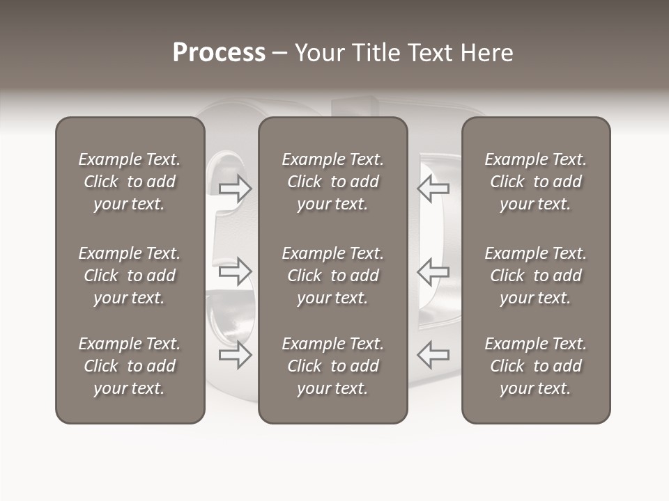 Typography Silver Steel PowerPoint Template