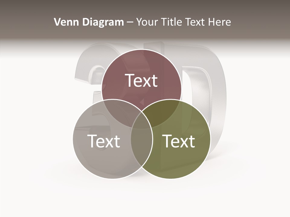 Typography Silver Steel PowerPoint Template