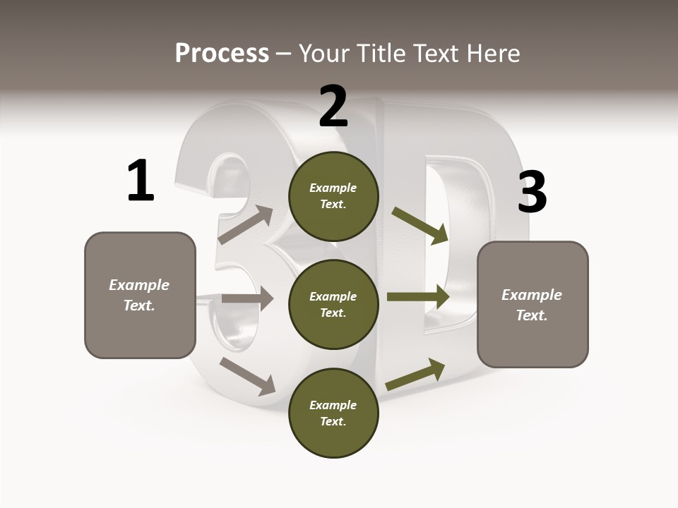 Typography Silver Steel PowerPoint Template