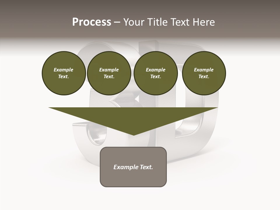 Typography Silver Steel PowerPoint Template