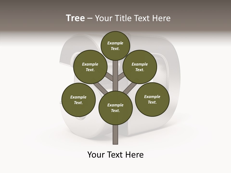 Typography Silver Steel PowerPoint Template