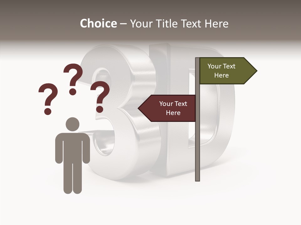 Typography Silver Steel PowerPoint Template