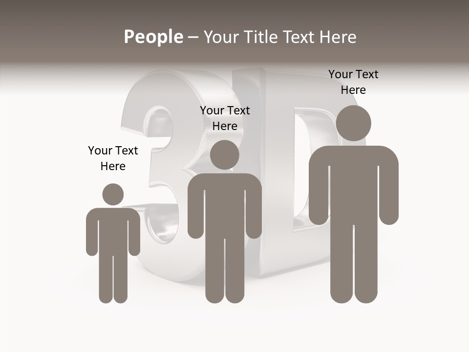 Typography Silver Steel PowerPoint Template