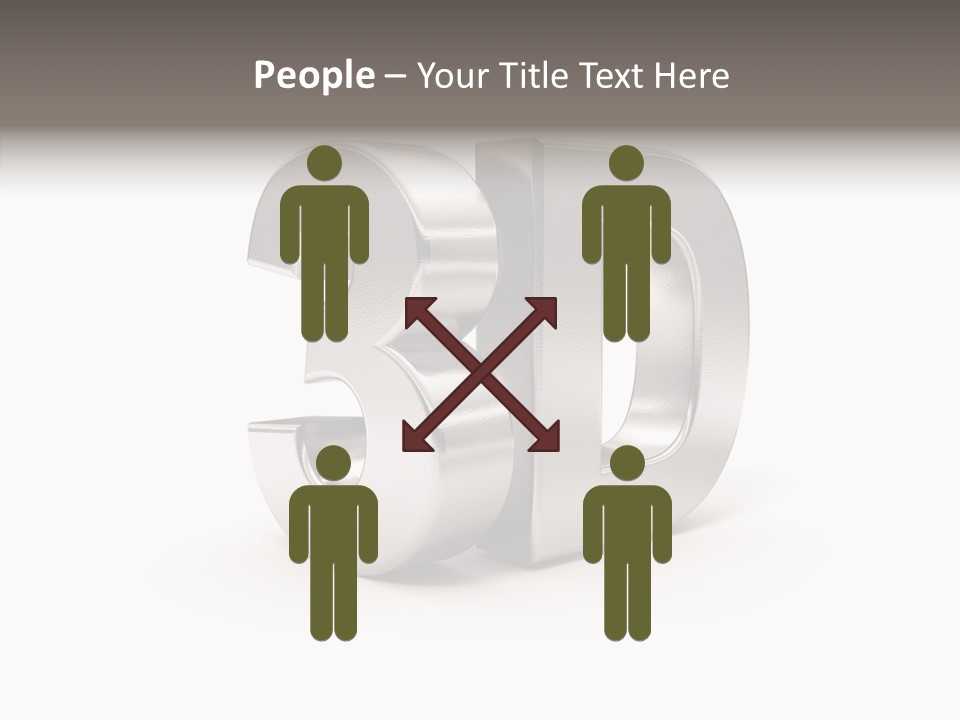 Typography Silver Steel PowerPoint Template