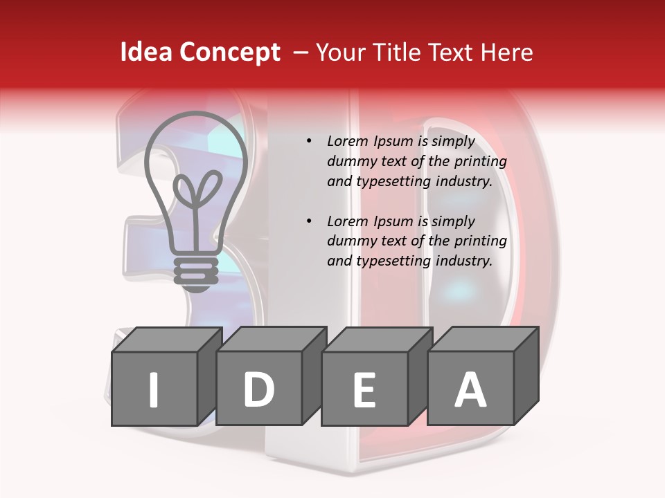 Sight Technology Dimension PowerPoint Template