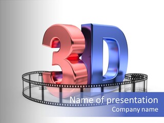 Number Film Technology PowerPoint Template