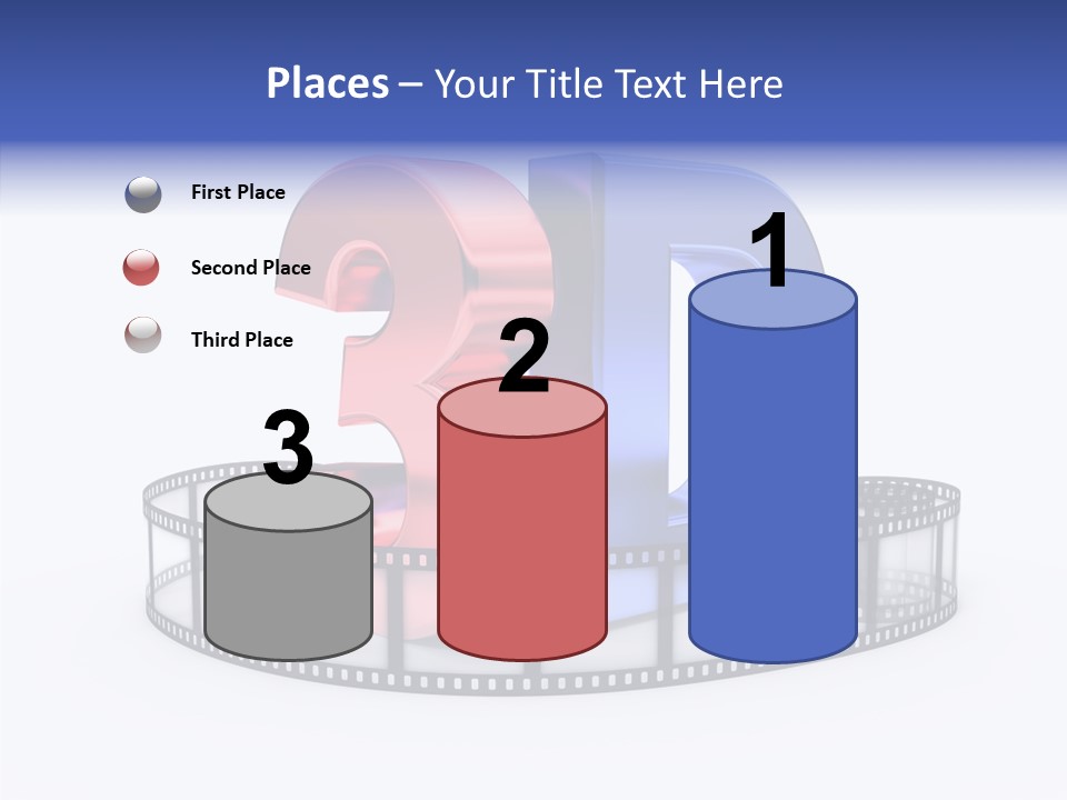 Number Film Technology PowerPoint Template