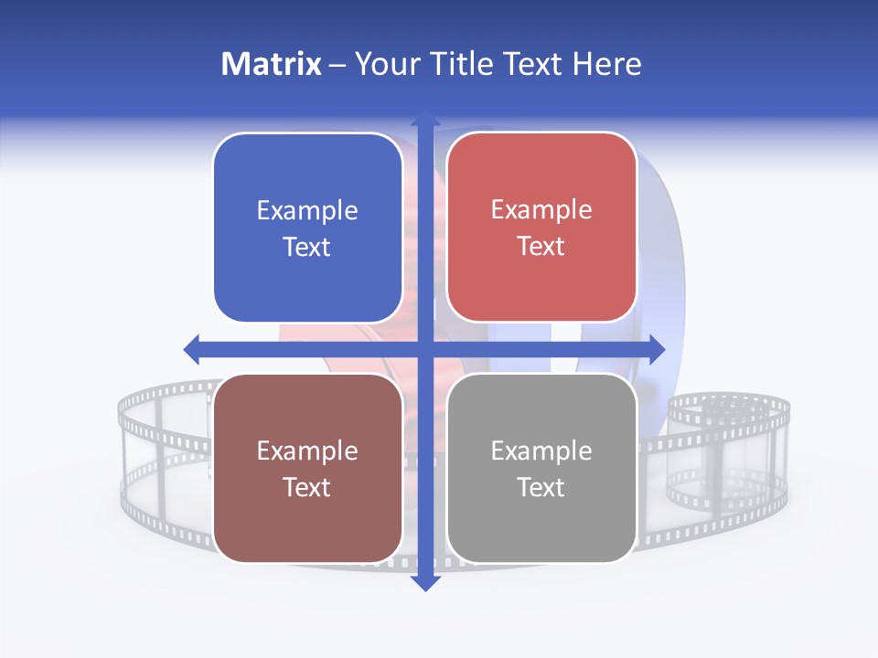 Number Film Technology PowerPoint Template