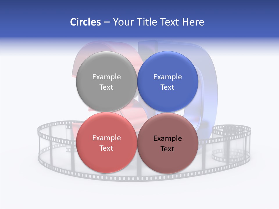 Number Film Technology PowerPoint Template