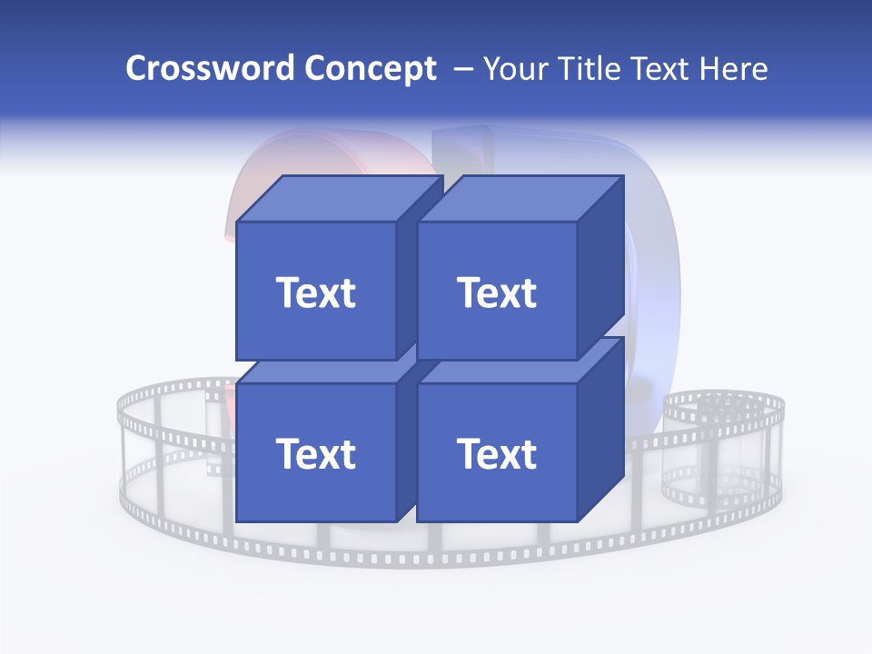 Number Film Technology PowerPoint Template