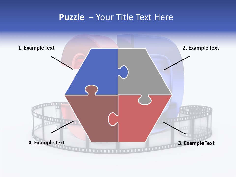Number Film Technology PowerPoint Template
