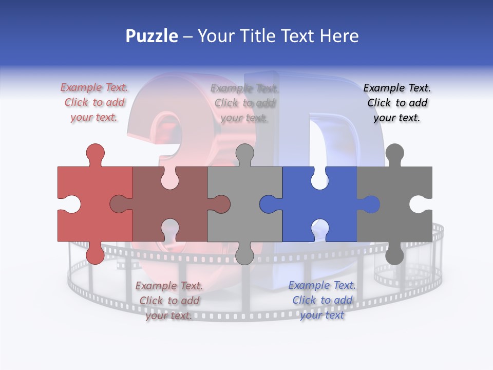 Number Film Technology PowerPoint Template