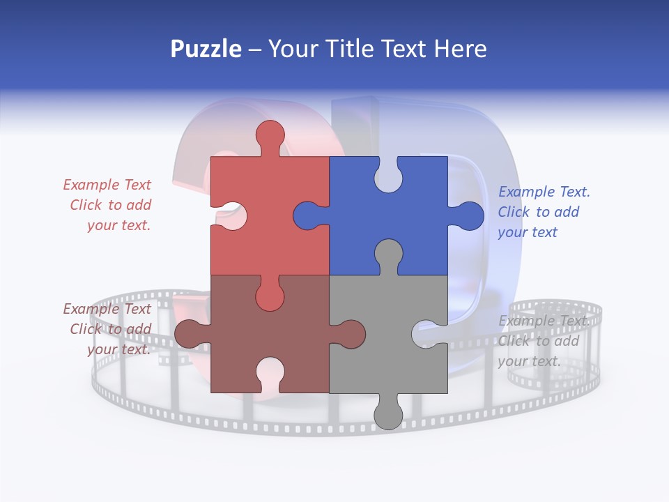 Number Film Technology PowerPoint Template