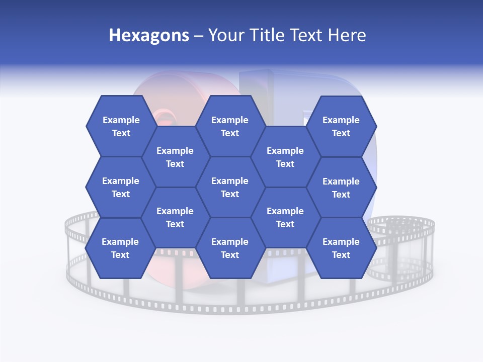 Number Film Technology PowerPoint Template