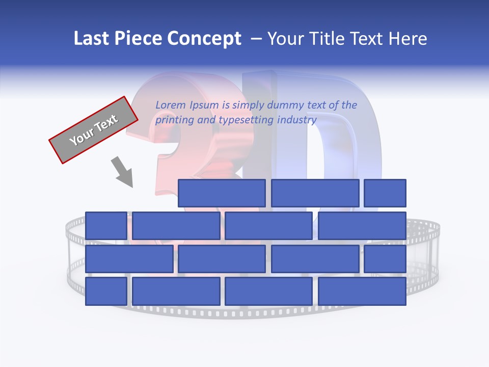 Number Film Technology PowerPoint Template