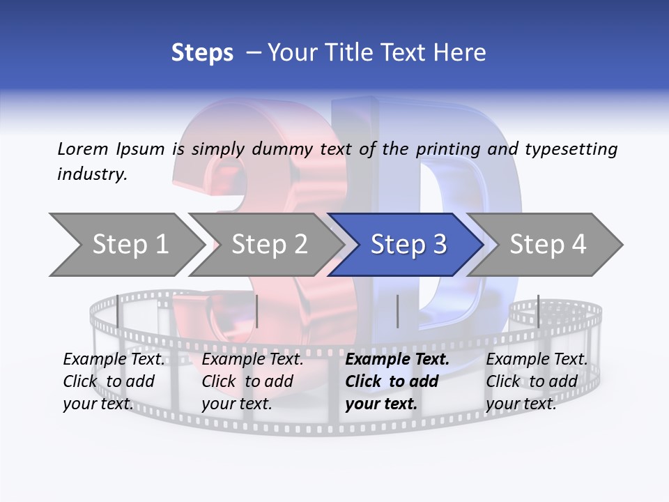 Number Film Technology PowerPoint Template
