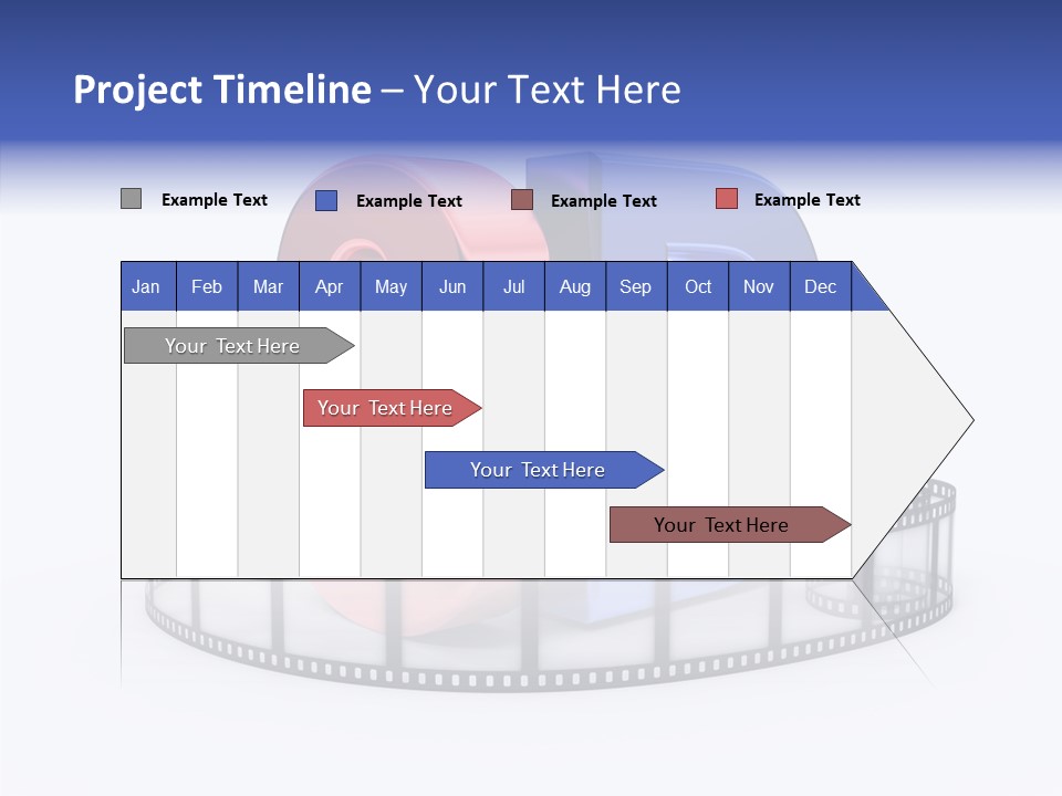 Number Film Technology PowerPoint Template