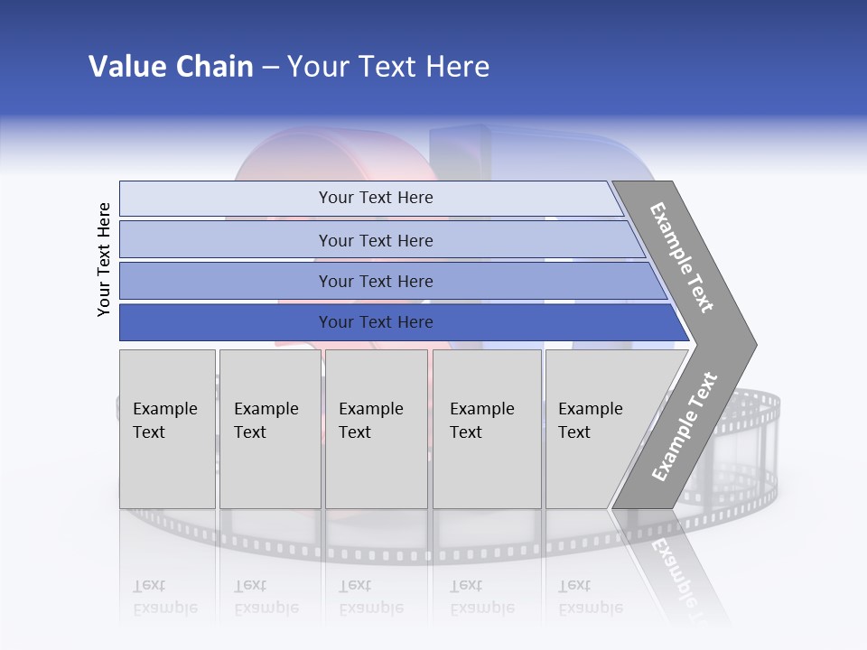 Number Film Technology PowerPoint Template