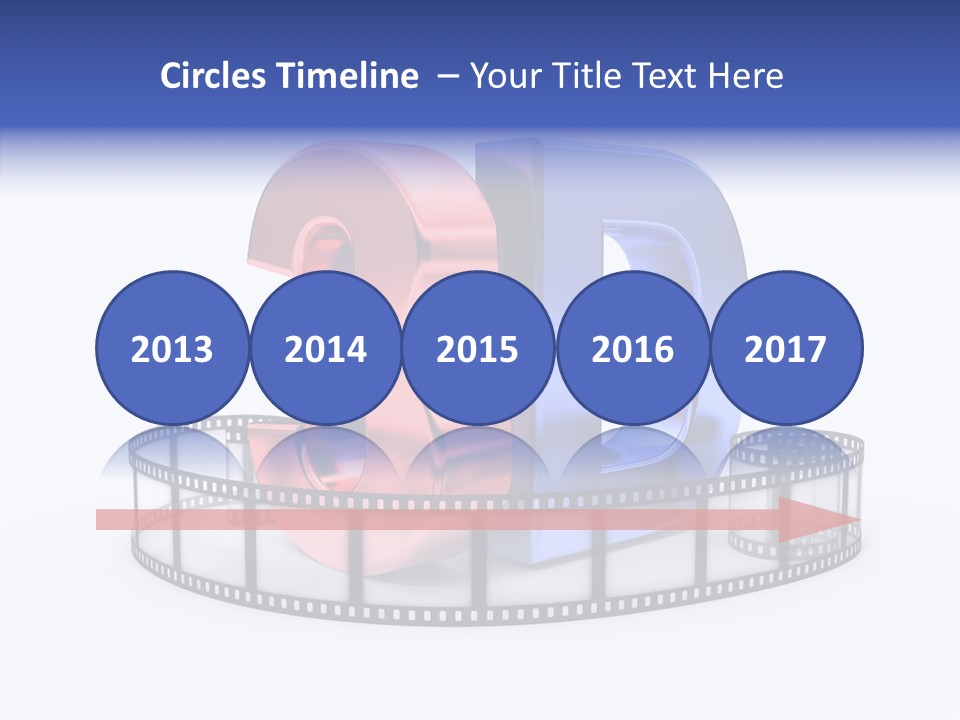 Number Film Technology PowerPoint Template
