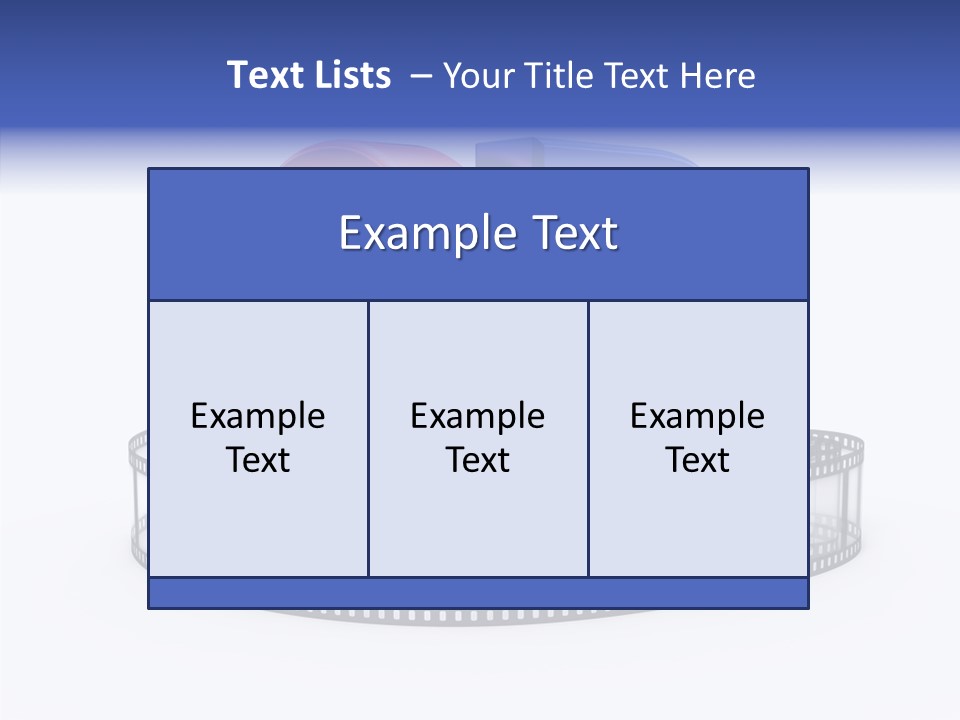 Number Film Technology PowerPoint Template