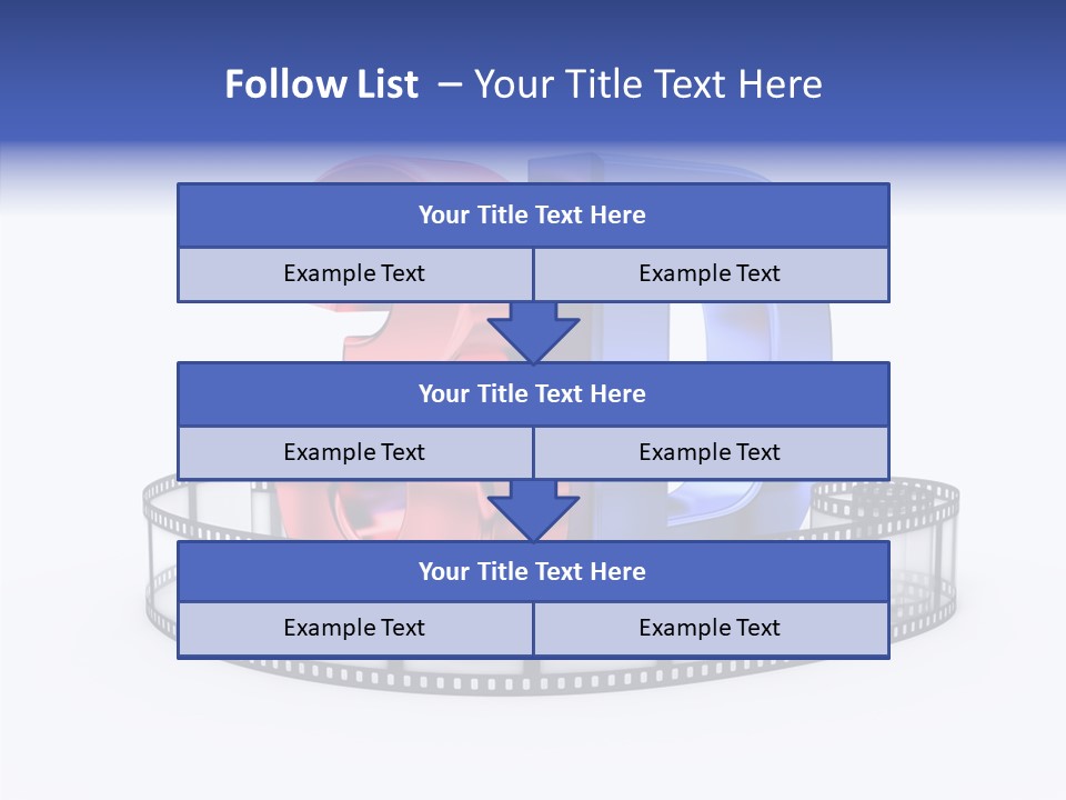 Number Film Technology PowerPoint Template