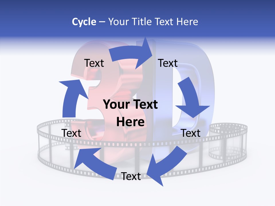 Number Film Technology PowerPoint Template