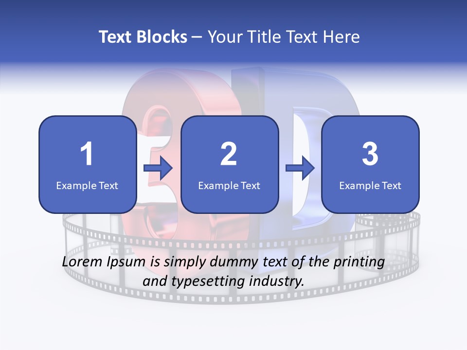 Number Film Technology PowerPoint Template
