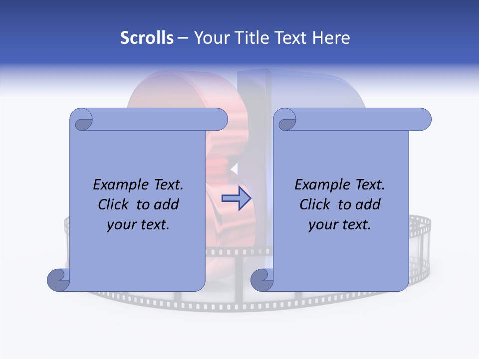Number Film Technology PowerPoint Template