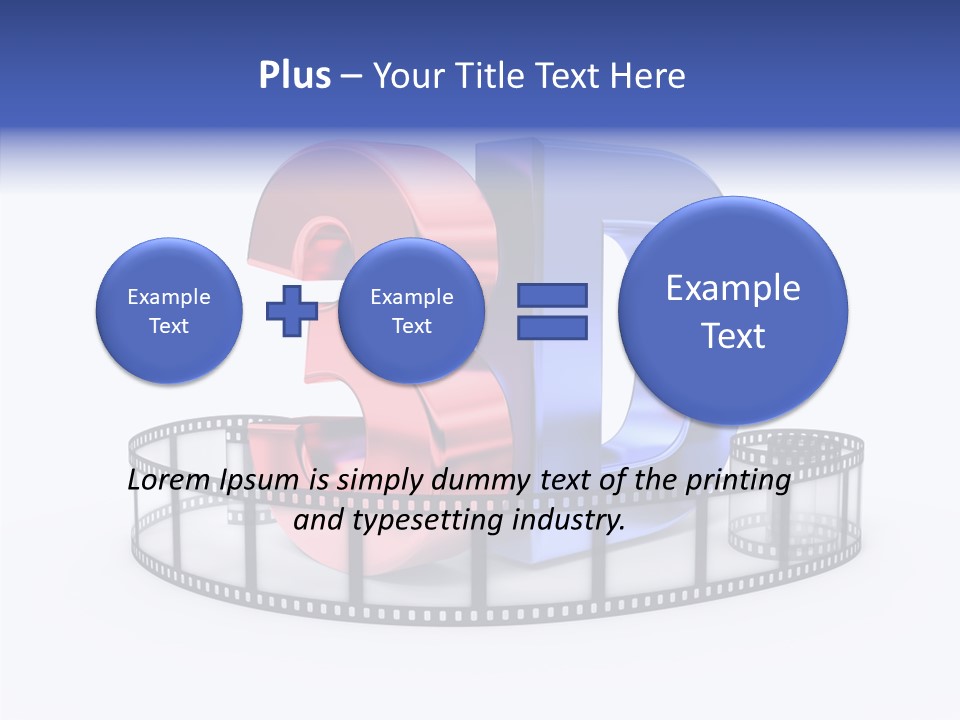 Number Film Technology PowerPoint Template