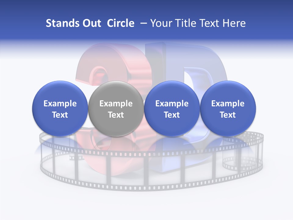 Number Film Technology PowerPoint Template