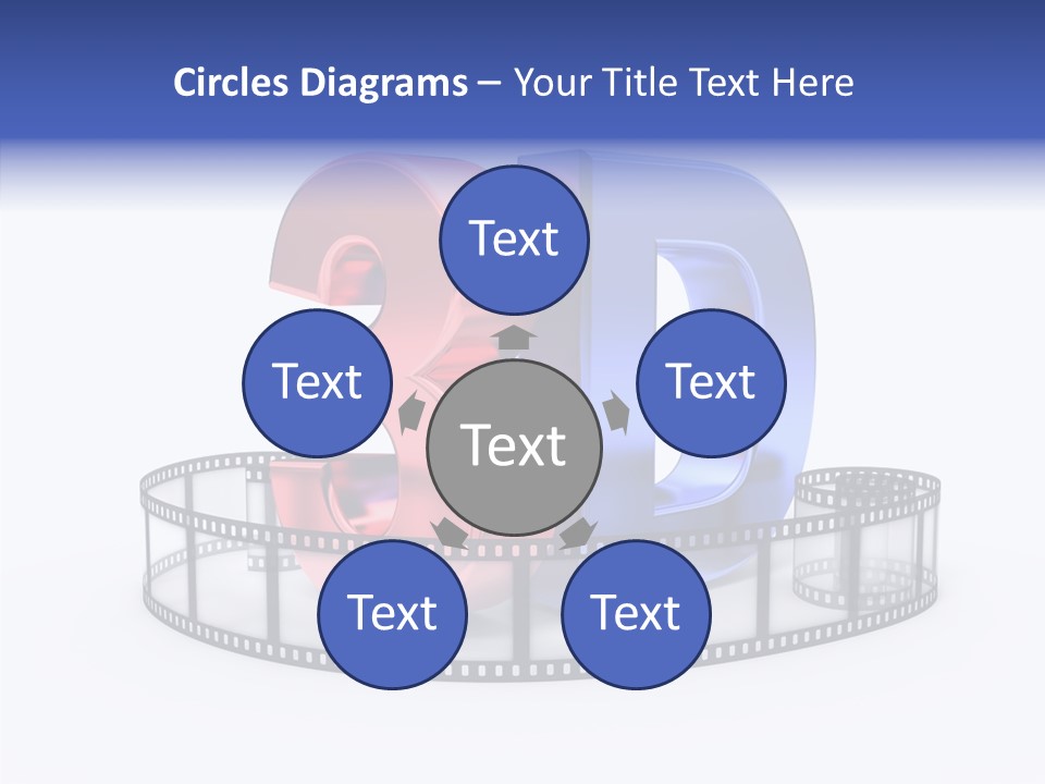 Number Film Technology PowerPoint Template