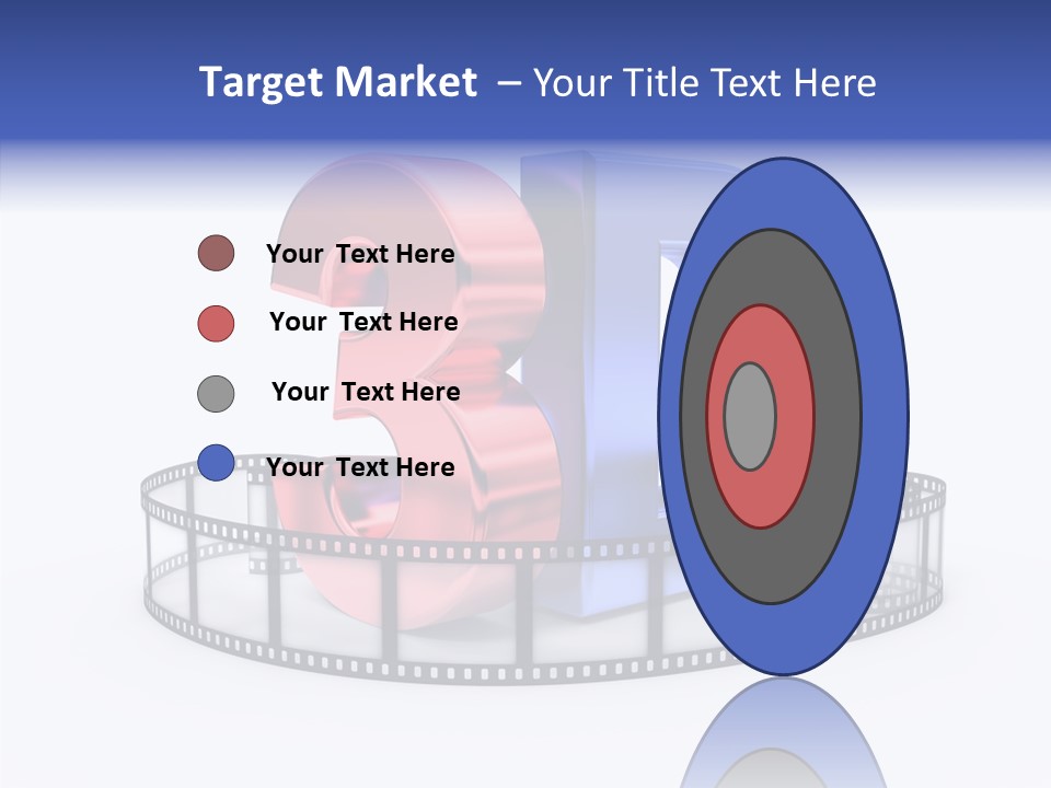 Number Film Technology PowerPoint Template