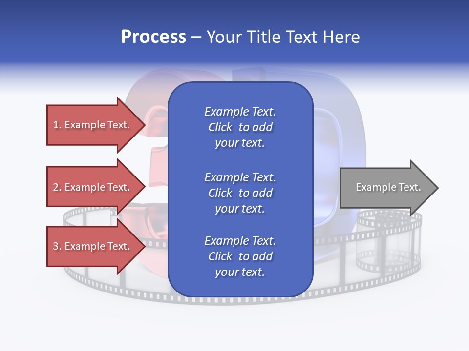 Number Film Technology PowerPoint Template