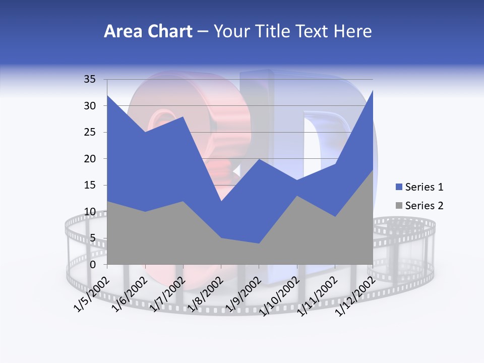 Number Film Technology PowerPoint Template