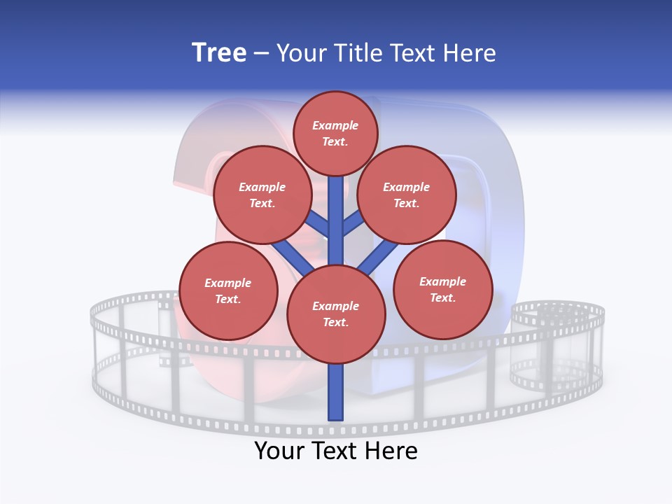 Number Film Technology PowerPoint Template