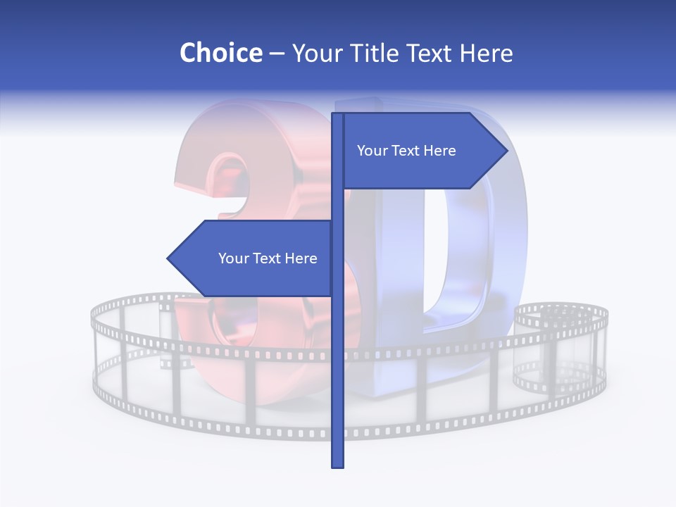 Number Film Technology PowerPoint Template