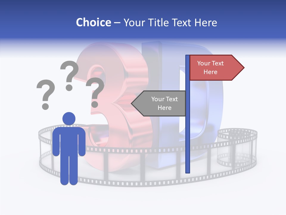 Number Film Technology PowerPoint Template