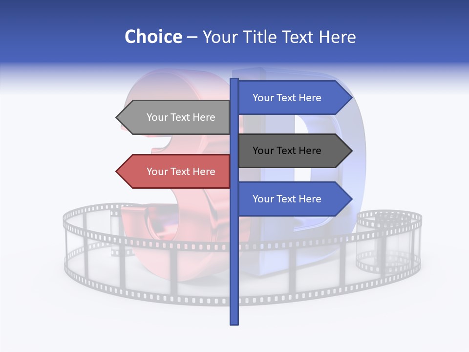 Number Film Technology PowerPoint Template