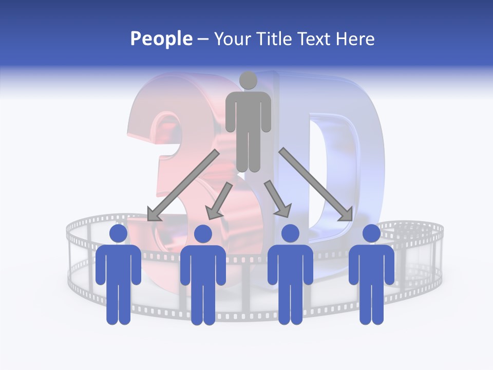 Number Film Technology PowerPoint Template