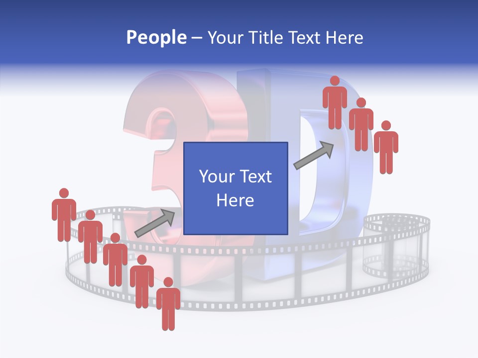 Number Film Technology PowerPoint Template