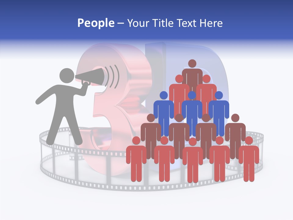 Number Film Technology PowerPoint Template