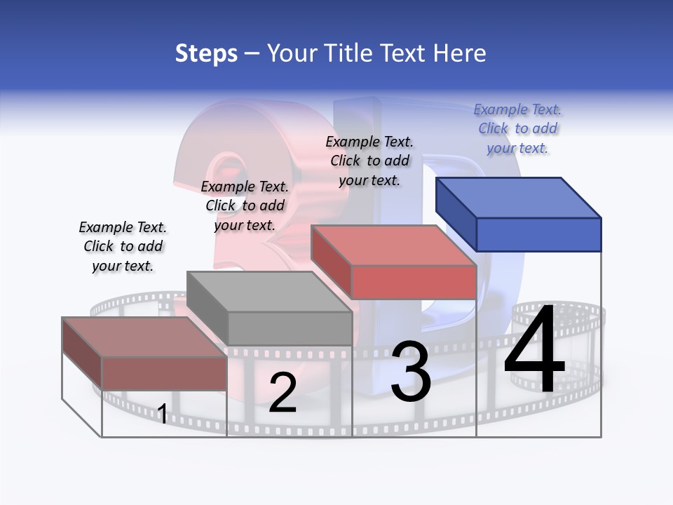 Number Film Technology PowerPoint Template