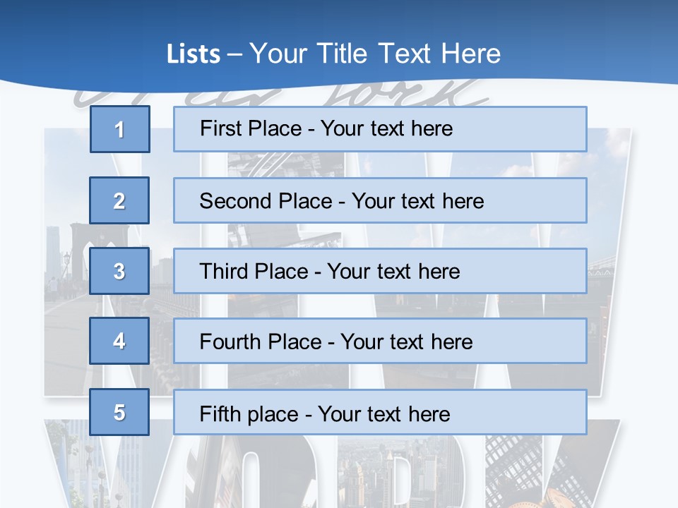 City Streets Urban PowerPoint Template