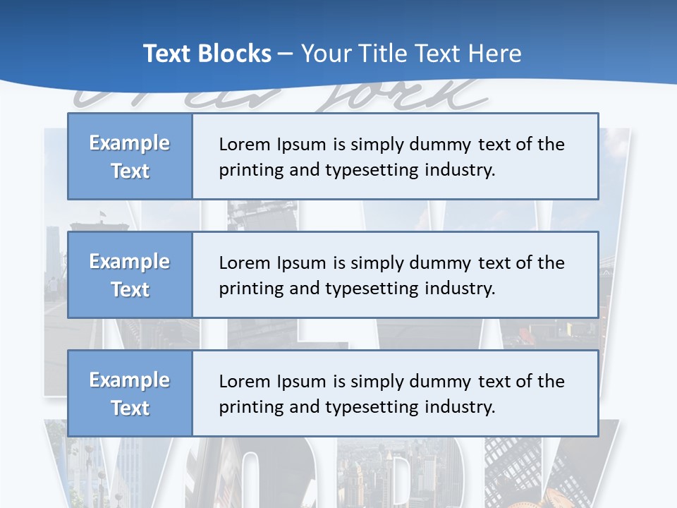 City Streets Urban PowerPoint Template
