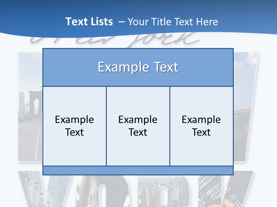 City Streets Urban PowerPoint Template