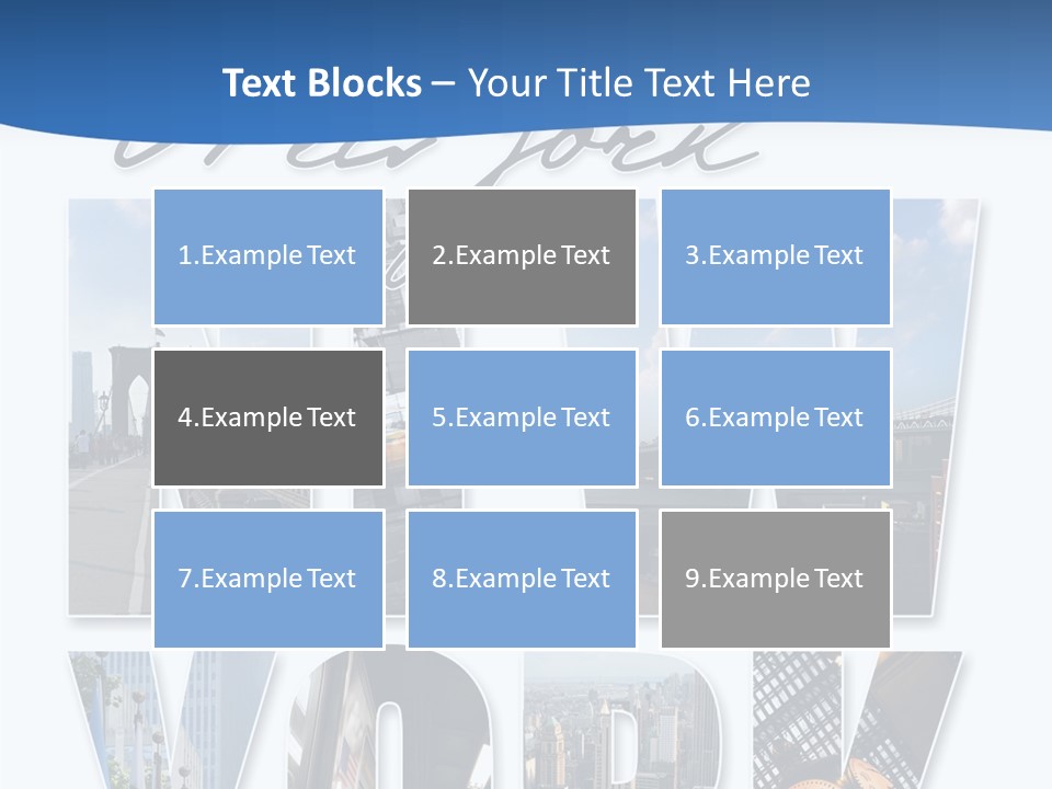 City Streets Urban PowerPoint Template