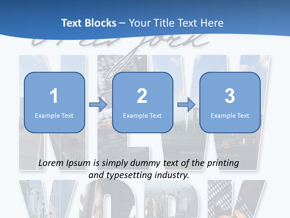 City Streets Urban PowerPoint Template