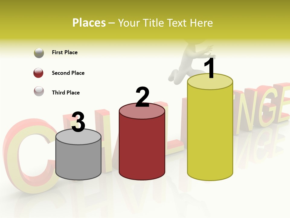 Jump Person Runner PowerPoint Template