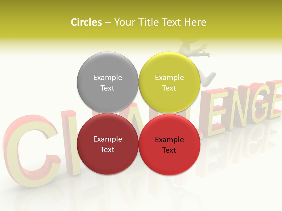 Jump Person Runner PowerPoint Template