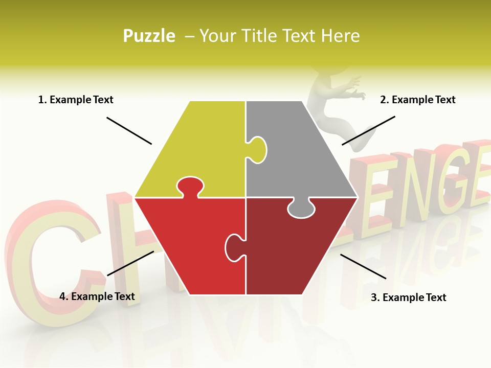 Jump Person Runner PowerPoint Template